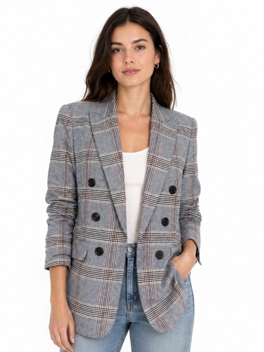 Veronica Beard -‎ Miller Plaid Dickey Jacket